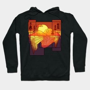 Abstract_Sun Hoodie